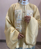 重回漢唐溶溶月豎領(lǐng)對襟襖馬面裙套裝原創(chuàng  )明制漢服女款秋冬款 淺黃色豎領(lǐng)對襟襖/預售 付款45天 S 曬單實(shí)拍圖