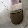 細細條（XIXITIAO）民族風(fēng)棉拖鞋女士冬居家外穿復古防滑厚底加絨保暖月子鞋 綠卡色【創(chuàng  )意撞色毛絨】 40-41【適合39-40的腳】 曬單實(shí)拍圖