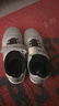 卡爾美（KELME）兒童足球鞋TF碎釘魔術(shù)貼免系帶防滑耐磨球鞋 金屬銀黑  32  曬單實(shí)拍圖