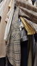 LAGOGO復古格紋正肩西裝外套拉谷谷春秋新品通勤氣質(zhì)西裝外套女 混色(Y0) M 曬單實(shí)拍圖
