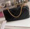 CHARLES&KEITH質(zhì)感菱格鏈條小方錢(qián)包女包包女包生日禮物CK6-10680924 Black黑色 XS 曬單實(shí)拍圖