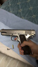 八代AQK1911成人玩具槍鋁合金bb全金屬手槍黃河牌發(fā)射器科教模型 8.0AQK1911（鎢鋼色）六件套 曬單實拍圖