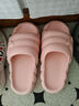 IQGD 拖鞋女踩屎感涼拖室外居家時(shí)尚加厚軟底 冰淇淋-粉色 38-39  曬單實(shí)拍圖