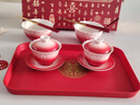 雪束改口敬茶杯結婚蓋碗喜碗筷勺托盤(pán)套裝送新人婚禮百?lài)痔沾膳慵薅Y盒 百?lài)志床柰胩籽b（百?lài)指呒壎Y盒裝） 曬單實(shí)拍圖