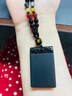 京鑒烏金黑曜石無(wú)事牌吊墜男女項鏈掛件飾品?；⒛瓯久晁Ъ槎Y物 黑曜石無(wú)事牌吊墜 曬單實(shí)拍圖