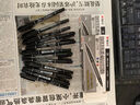 晨光(M&G)文具 黑色粗細雙頭記號筆 防水馬克筆油性筆 兒童學(xué)生勾線(xiàn)筆 辦公用品12支XPMV7403 曬單實(shí)拍圖
