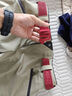 KLATTERMUSEN攀山鼠50108雷神腰帶2.0-Gjord Stretch Belt 2.0 Burnt Russet（紅褐、紅色） 曬單實(shí)拍圖