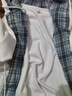LDBE美式格子連帽開衫衛(wèi)衣女新款寬松小個(gè)子加絨加厚秋冬季拉鏈外套潮 白色【秋冬加絨】 M 曬單實(shí)拍圖