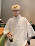 黑盒白cleanfit短袖polo衫男士夏季款重磅美式正肩半袖t恤HHB28黑色2XL 曬單實(shí)拍圖
