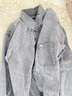 Abercrombie & Fitch經(jīng)典小麋鹿圖案男裝春秋美式復古通勤牛仔布長袖襯衫125-4040 淺灰色 S (175/92A) 曬單實拍圖