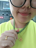 京鑒和田玉青玉項鏈青海青玉石珠子佛珠玉石氣質(zhì)女款冰晴水禮物附證書(shū) 冰晴項鏈10mm總長(cháng)50厘米 曬單實(shí)拍圖