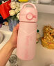 DEATKN德國保溫杯孕婦產(chǎn)婦吸管杯成人躺著(zhù)喝水帶重力球316不銹鋼復古波點(diǎn)【480ML】 送重力球/可躺著(zhù)喝 1ml 曬單實(shí)拍圖