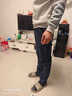 皮爾卡丹牛仔褲男2025秋冬款新款直筒加絨褲子男寬松男褲春秋高端休閑長褲 藍(lán)灰色 【新款商務(wù)牛仔褲】 32 【推薦體重 135-145斤】 曬單實拍圖