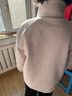 KOLON SPORT/可隆抓絨夾克 女子戶(hù)外運動(dòng)登山寬松保暖透氣冬外套 LKFJ4WN134-CR 米白 L 170/92A 曬單實(shí)拍圖