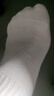 京東京造【純棉100%】6雙男式短襪10A抗菌休閑透氣襪子男夏季 白 曬單實拍圖