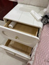 圣多堡網(wǎng)紅奶油風(fēng)輕奢床頭柜臥室家用實(shí)木簡(jiǎn)約現代收納床邊ins客廳北歐 米白色(整裝發(fā)貨) 40寬40深50高  實(shí)木 曬單實(shí)拍圖