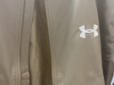 安德瑪（UNDERARMOUR）UA秋冬EF Woven男女情侶簡(jiǎn)約運動(dòng)休閑夾克外套1389367 都市卡其色299 L 曬單實(shí)拍圖