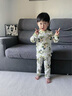 迪士尼棉衣春秋男女兒童純棉套裝分體夾中小童秋衣秋褲家居打底肩開(kāi)衣服 悠閑時(shí)光睡衣套裝【衣服+褲子】 110 碼【24-36月建議24-28斤】 曬單實(shí)拍圖