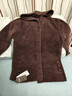 恒源祥200斤加肥加大碼女裝秋冬雙面絨大衣中年媽媽寬松連帽羊毛呢外套 咖色 3XL 【建議140-155斤左右】 曬單實(shí)拍圖