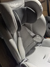 貝倍適兒童安全座椅汽車通用0-4-12歲寶寶嬰兒旋轉(zhuǎn)車載isofix便攜坐椅 尊享灰（硬接口+上拉帶+側(cè)防） 曬單實拍圖