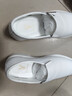 意尓康男鞋男士商務(wù)正裝皮鞋男白色透氣真皮內增高英倫鞋結婚鞋子 白色增高款 38 曬單實(shí)拍圖