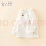 戴維貝拉女童加絨T恤秋冬裝兒童長(zhǎng)袖打底衫寶寶童裝上衣 曬單實(shí)拍圖