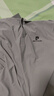 皮爾卡丹（pierre cardin）短袖T恤男士夏季薄款商務(wù)休閑高端冰絲莫代爾衣服男裝 深灰 3XL 曬單實拍圖