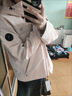 駱駝（CAMEL）戶(hù)外粉色小個(gè)子三合一沖鋒衣女秋冬防風(fēng)防水外套2025新款旅游登山 3154女款貝粟粉三合一可拆卸 s 曬單實(shí)拍圖