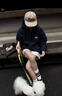 斯圖西（stussy）美式秋冬潮牌背面大logo印花拉鏈連帽開衫衛(wèi)衣厚外套 男女同款 白色 S (90-120斤) 曬單實(shí)拍圖