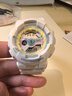 卡西歐（CASIO）手表女BABY-G時(shí)尚防水防震學(xué)生運動(dòng)雙顯石英電子日韓表送女友禮物 BA-110XTM-7A夢(mèng)幻少女 綺彩白精靈 曬單實(shí)拍圖