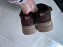 他她（TATA）女鞋冬季棉鞋大頭面包鞋厚底松糕加絨毛毛板鞋子 深啡（仿毛里） 37 曬單實(shí)拍圖