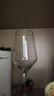 青蘋果紅酒杯兩只 紅領結黑底勃艮第水晶玻璃葡萄酒高腳杯 460ML 曬單實拍圖