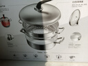 美瓏美利TOOL+蒸鍋 304食品級不銹鋼家用湯鍋三層加厚不挑爐灶 30cm含蒸籠 曬單實(shí)拍圖