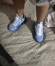 回力男童運(yùn)動鞋春秋皮面防水氣墊軟底跑步鞋旋轉(zhuǎn)紐扣軟底休閑鞋 2027月色/夏季單網(wǎng) 31 曬單實(shí)拍圖