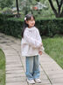 巴拉巴拉女童棉服兒童中大童外套2025新款秋冬裝搖粒絨保暖甜美柔軟衣服萌白色調00411130 曬單實(shí)拍圖