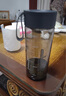富光夏季女運動水杯兒童便攜杯男夏天杯子隨手杯 灰黑色 550ml 曬單實拍圖