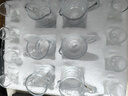 CLITON白酒杯分酒器套裝一口杯高腳玻璃小酒杯帶把分酒壺烈酒杯6壺8杯 曬單實(shí)拍圖