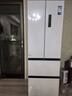 美的（Midea）418法式多門(mén)四開(kāi)門(mén)電冰箱超薄平嵌小戶(hù)型家用冰箱一級能效國家補貼20%大容量無(wú)霜MR-418WFPE白色 曬單實(shí)拍圖