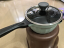 北鼎小奶鍋輔食鍋泡面鍋煮粥鍋嬰兒不粘鍋熱奶煮蛋雪平鍋20cm淺杉綠 曬單實(shí)拍圖