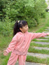 G·DUCK KIDS女童套裝春秋2025新款寶寶秋季衣服兒童洋氣時(shí)髦運動(dòng)網(wǎng)紅炸街春裝 粉紅色 套裝 120 cm 曬單實(shí)拍圖