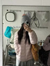 鹿王戀雪輕薄排骨羽絨服女冬季2025新款修身百搭保暖沖鋒衣內膽短款外套 淡粉色【輕薄保暖充絨足】超顯嫩 M 建議116-135斤 曬單實(shí)拍圖