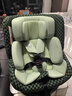 虎貝爾E360pro兒童安全座椅0-7-12歲寶寶嬰兒車載汽車用通風(fēng) 【智能通風(fēng)版】E360pro-綠格 曬單實拍圖