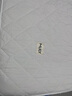 夢(mèng)百合（MLILY）抗菌防水床笠罩 30%大豆a類(lèi)夾棉床笠席夢(mèng)思保護套1.5m床 舒柔奶白 曬單實(shí)拍圖