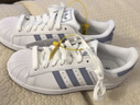阿迪達(dá)斯（adidas）三葉草七夕禮物女SUPERSTAR II W休閑鞋JS1373白色37 曬單實拍圖