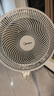 美的（Midea）電風扇家用7葉落地扇搖頭電風扇循臥室宿舍輕音風扇臺式桌面小型風扇臺地兩用升級款 白色丨7葉臺地兩用 曬單實拍圖