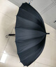 C'mon防風(fēng)雨傘長(cháng)柄傘雙人大號商務(wù)加固直桿戶(hù)外雨傘男 24骨直桿傘黑色 曬單實(shí)拍圖