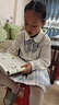 安妮優(yōu)兒女童JK套裝春秋2025秋裝新款學(xué)院風(fēng)韓版百褶裙毛衣開衫三件套洋氣 藍(lán)色三件套（裙子+襯衣+開衫） 150 曬單實拍圖