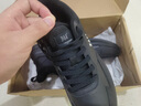 361°男鞋運動(dòng)鞋男跑步鞋秋冬季新款皮面防水休閑運動(dòng)舒適保暖旅游鞋子 曜石黑/銀白色 【皮面防水】 41 曬單實(shí)拍圖