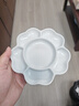 玉水湖陶瓷梅花油畫(huà)調色板美術(shù)生調色盤(pán)油畫(huà)棒顏料盤(pán)畫(huà)盤(pán)水粉丙烯兒童國畫(huà)工具水彩畫(huà)畫(huà)中國畫(huà)瓷盤(pán) 6寸調色盤(pán) 曬單實(shí)拍圖