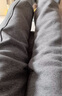 米度麗孕婦褲春秋外穿冬季加厚保暖孕婦裝秋冬長(cháng)褲孕婦褲子寬松 羊羔絨款-深花灰 XXL碼（建議：140-170斤） 曬單實(shí)拍圖